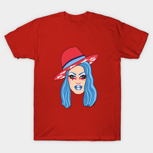 Crystal Methyd | Stars and Stripes T-Shirt by Jakmalone